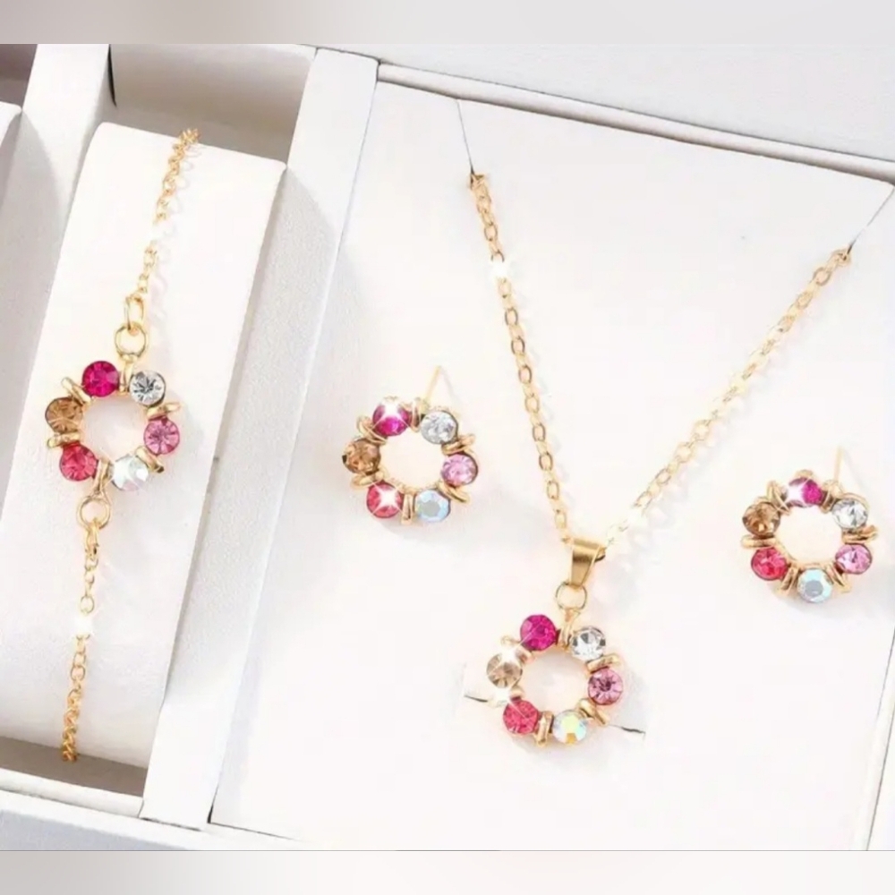 Elegant Multicolor Jewelry Set - Picture 2 of 5